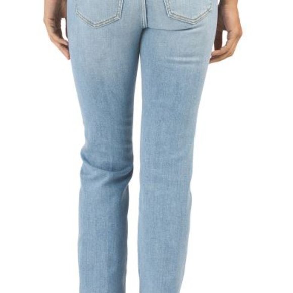 Sam Edelman Distressed Stiletto Straight Ankle Jeans NWT - Picture 2 of 5